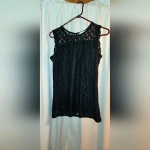 Shannon Ford New York Black Lace Top